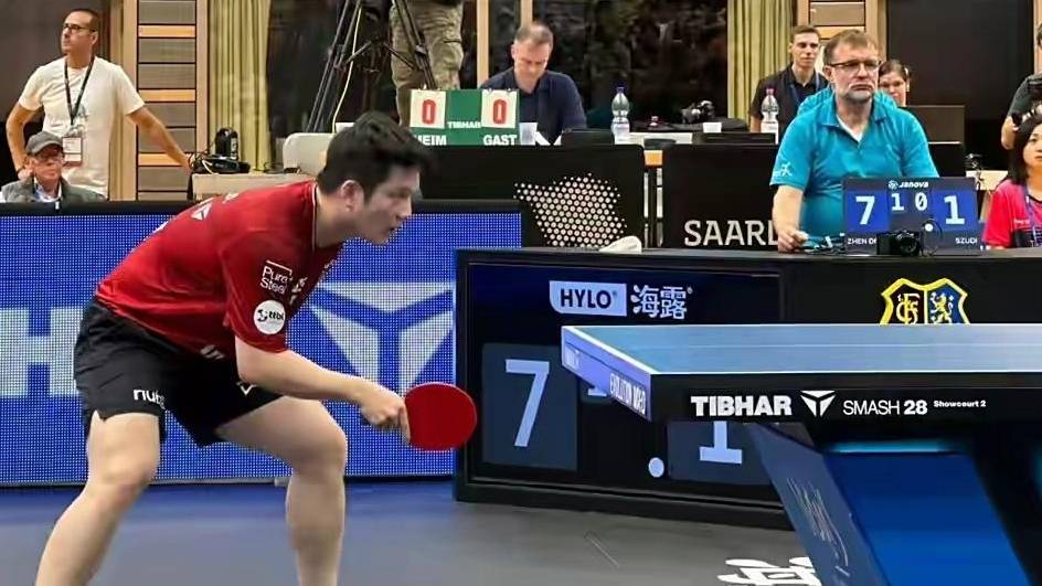 英格兰队完胜德国队,樊振东点燃赛场 英格兰队完胜德国队,樊振东点燃赛场