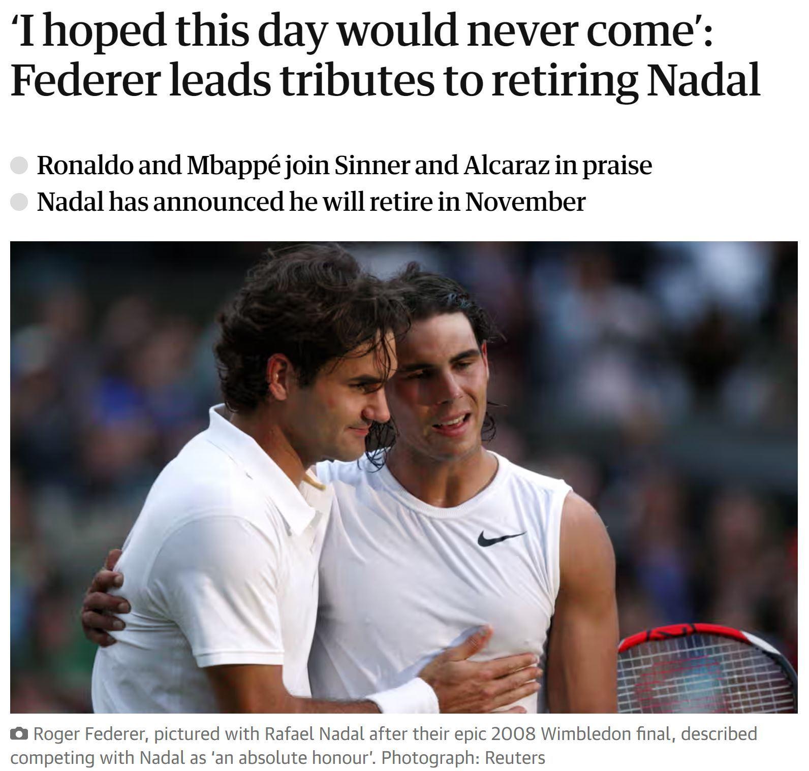 世界网球队爆冷西班牙网球队，纳达尔制霸全场的简单介绍